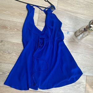 Blue dress